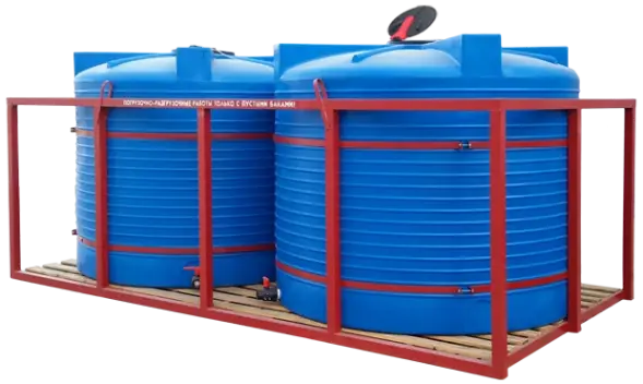 Каркас двойной для транспортировки, растворных узлов, агротехники на 10000 литров