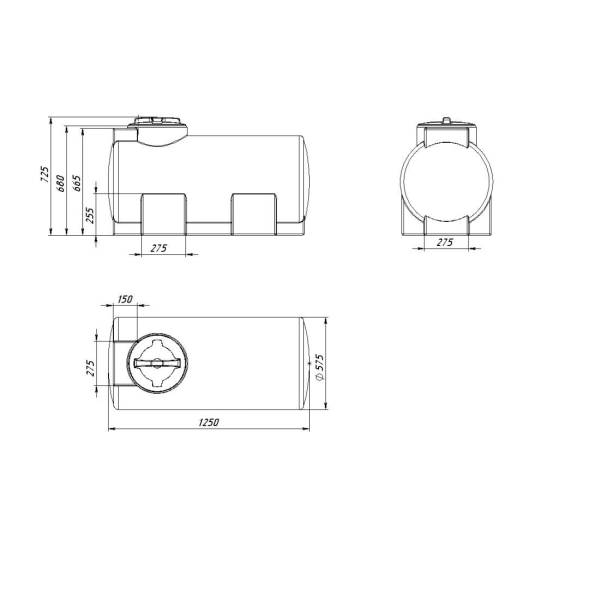 Емкость ЭВГ 350 л