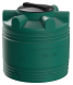 Бочка (емкость) пластиковая вертикальная с крышкой, 200 л, черный [TV200S2]