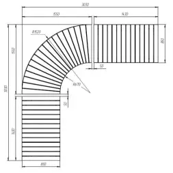 Модульная скамейка «Бельфор»