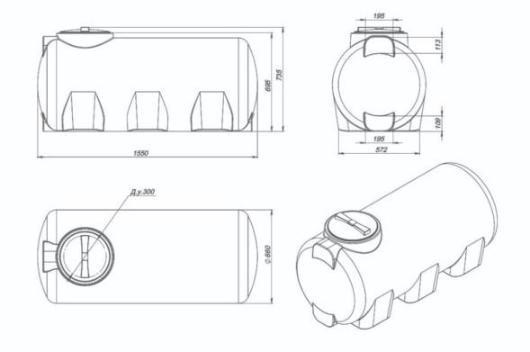 Емкость ЭВГ 500 л