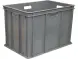 Ящик пластиковый сплошной, 600x400x410 мм, 84 л, серый [203-2]