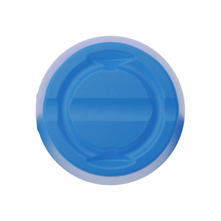 Бочка пластиковая с крышкой, металлическим обручем и ручками, 48 л, 320мм, синий [БП48.02/15]