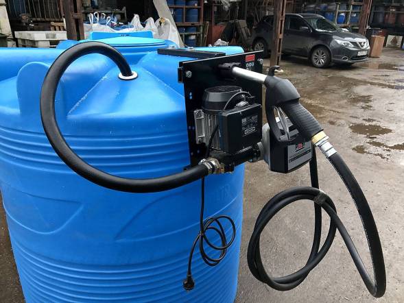 Мини АЗС V 1000 Китай ACFD 60 - раздаточная колонка со счетчиком (корпус открытый)