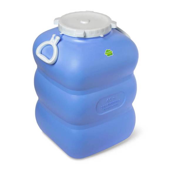 Фляга (бидон) пластиковая для пищевых продуктов Martika Гранде, 60 л, фиолетовый [С912ФИЛ]