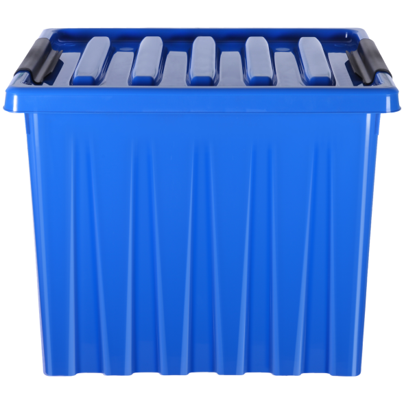 Контейнер с крышкой и клипсами Rox Box Original, 50 л, 500x390x400 мм, синий [050-00.06]