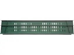 Ящик пластиковый перфорированный, 740x465x145 мм, 39 л, зеленый [404-Т]