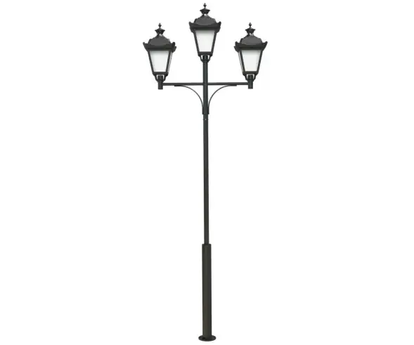Стальной фонарный столб Ретро 3 мод.17 4,39 м