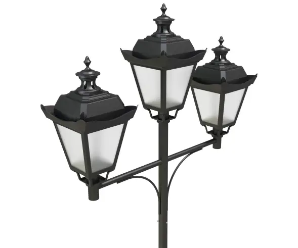 Стальной фонарный столб Ретро 3 мод.17 4,39 м
