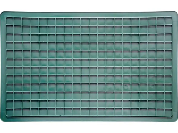 Ящик пластиковый сплошной, 740x465x145 мм, 39 л, зеленый [404-Т-1]