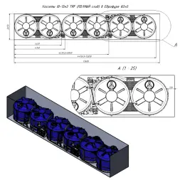 Кассета 10м3 TRF (ПОЛНЫЙ слив) для КАС/ЖКУ