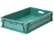 Ящик пластиковый сплошной, 740x465x145 мм, 39 л, зеленый [404-Т-2]