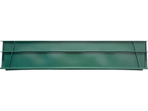 Ящик пластиковый сплошной, 740x465x145 мм, 39 л, зеленый [404-Т-2]