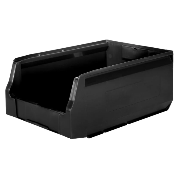 Складской лоток для метизов, мелочей и деталей Logic Store®, 350х225х200 мм, черный [12.404]