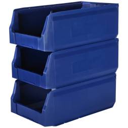 Складской лоток для метизов, мелочей и деталей Logic Store®, 400х225х150 мм, синий [12.414]