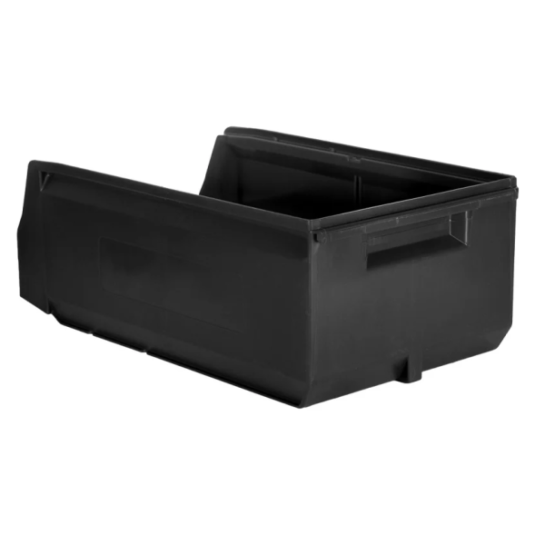 Складской лоток для метизов, мелочей и деталей Logic Store®, 400х225х150 мм, черный [12.414]