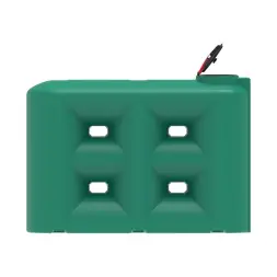 Емкость S 3000 л с откидной крышкой зеленая