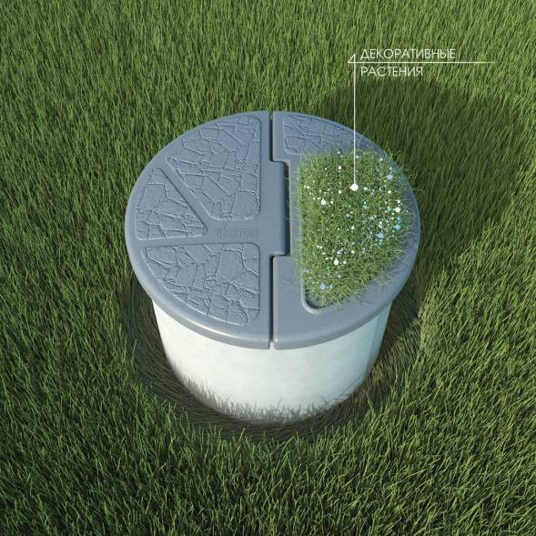 Крышка колодца Rostok складная