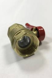 Кран шаровый латунь г-г рычаг 1/2&quot;