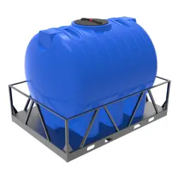 Емкость HR 5000л синяя в обрешетке