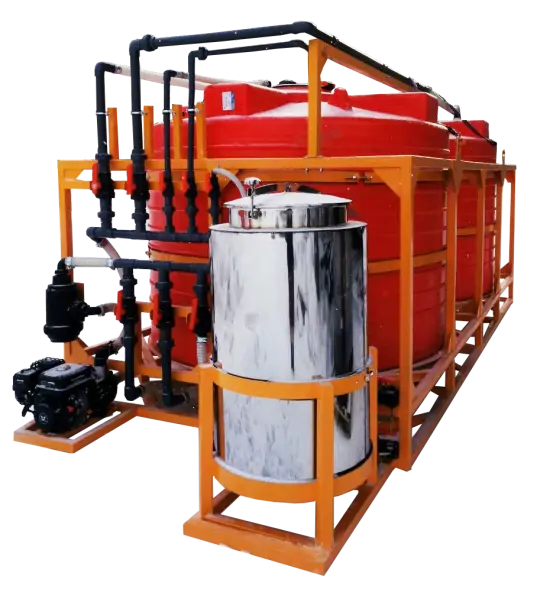 Мобильный растворный узел 2" 12000 л (2х6000 л)