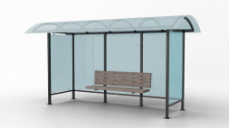 Павильон остановочный Классик 3, 4200x1600x2700 мм