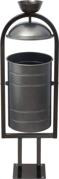 Урна мусорная металлическая, 1010х330х280 мм