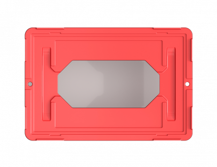 Пластиковая тележка 600х400 мм для транспортировки контейнеров (с отверстием)