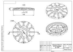 Крышка колодца «РОСА-2», зеленый