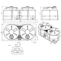 Кассета 10м3 TRF (ПОЛНЫЙ слив) СБ для СЗР/воды