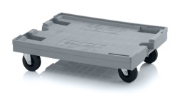 Тележка для ящиков с резиновыми колёсами MAXI RO 86 GU