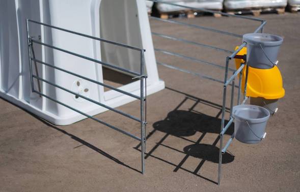 Вольер домика для телят оцинкованный