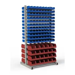 Стеллаж двусторонний №89 (1835х950х760)