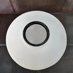 Емкость ФМ 500 л под плотность до 1,2 г/см3 белая в обрешетке