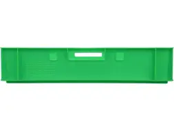 Ящик пластиковый сплошной Е1 (евроформат), 600x400x120 мм, 25 л, зеленый [205]