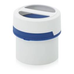 Банка с ручкой 0,5 л без внутренней крышки, синяя