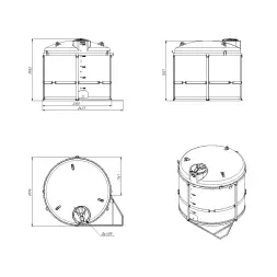 Кассета 5м3 TRN СБ для СЗР/воды