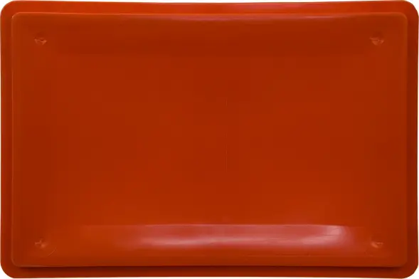 Ящик пластиковый сплошной Е1 (евроформат), 600x400x120 мм, 25 л, красный [205]