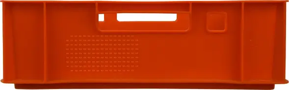Ящик пластиковый сплошной Е1 (евроформат), 600x400x120 мм, 25 л, красный [205]