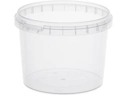 Контейнер п/п 0,7л. круглый, d-122 мм, с прозрачной крышкой