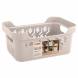 Корзинка универсальная Deluxe, 270x190x120 мм, 4,6 л, светло-бежевый