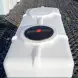 Емкость K 3000л белая в обрешетке