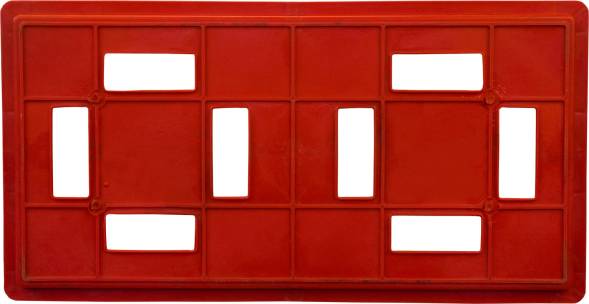 Ящик пластиковый перфорированный, 660х340х360 мм, черный [301]