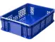 Ящик пластиковый сплошной, 400×300×120 мм, 10.6 л, синий [701.02.02]