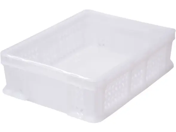 Ящик пластиковый сплошной, 400×300×120 мм, 10.6 л, синий [701.02.02]