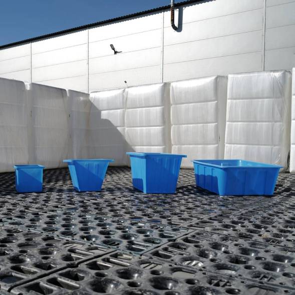 Ванна пластиковая пищевая К, 90 л, HDPE, черный [132.0090.899.0]