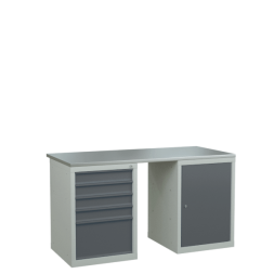 Верстак 1500 с 2 тумбами [9517]