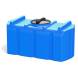 Емкость (бак) для воды пластиковая горизонтальная Полимер-Групп R 300, 300 л, синий [TR300S13]