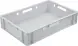  Ящик пластиковый сплошной Е1 (евроформат), 600x400x120 мм, 25 л, белый [205 м]