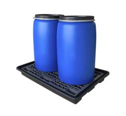 Сточный пластиковый поддон, 1362х962х160 мм, серый